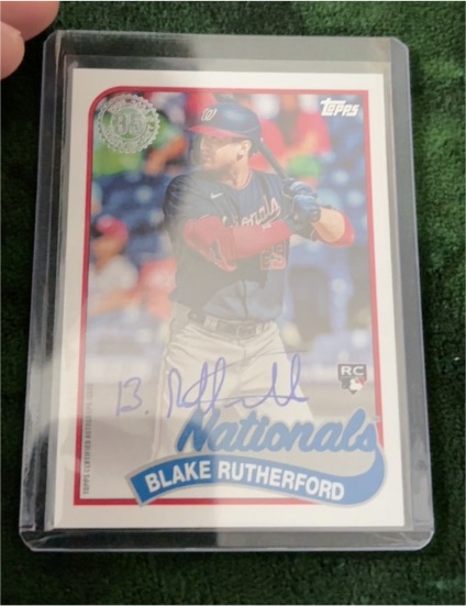 2024 Topps Series 2 1989 Topps #89BA-RUT Blake Rutherford — front