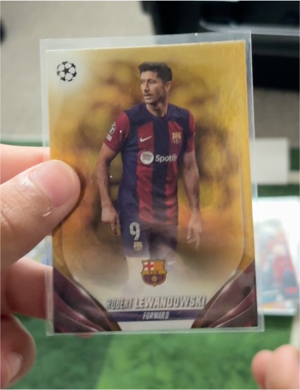 2023-24 Topps UEFA Club Competitions #11 Robert Lewandowski — front