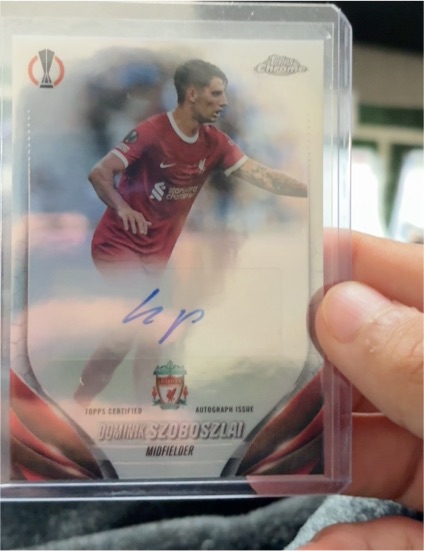 2023-24 Topps Chrome UEFA Club Competitions #CA-DS Dominik Szoboszlai — front