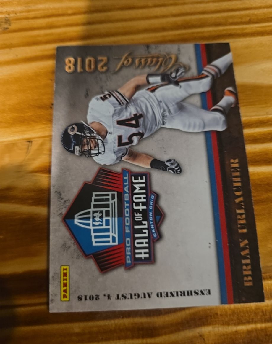 2018 Panini Pro Football Hall of Fame Brian Urlacher — front