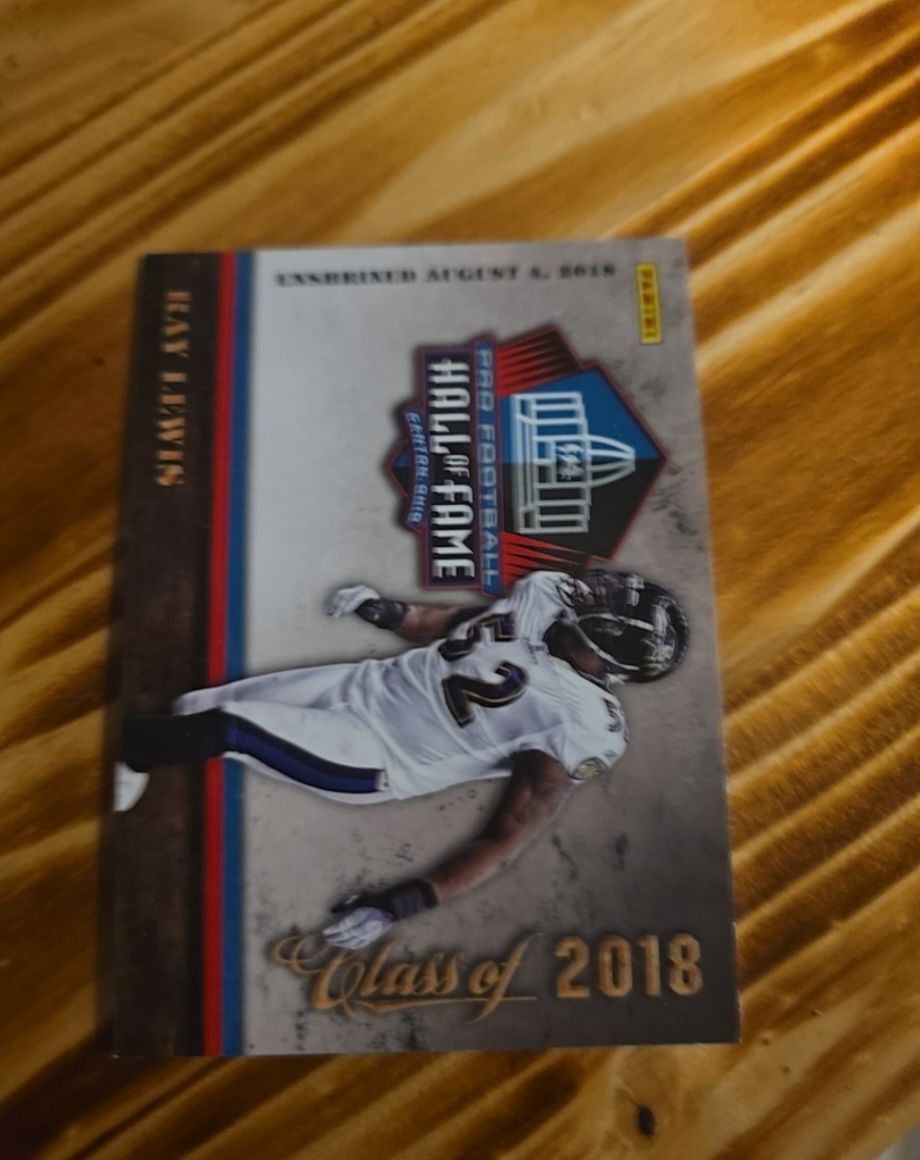 2018 Panini Hall of Fame Class of 2018 #5 Ray Lewis — front