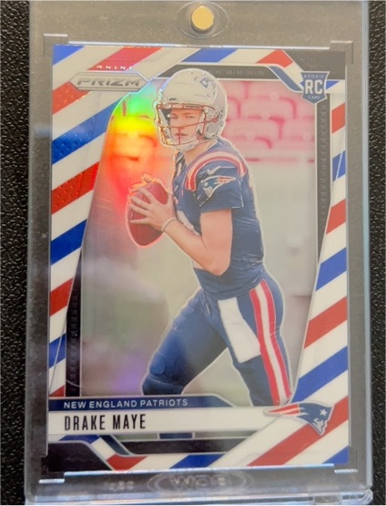 2024 Panini Prizm #329 Drake Maye — front