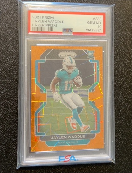 2021 Panini Prizm #338 Jaylen Waddle — front