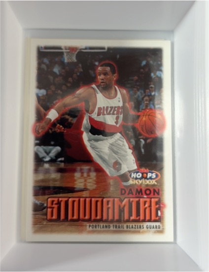 1999-00 Skybox Hoops #142 Damon Stoudamire — front