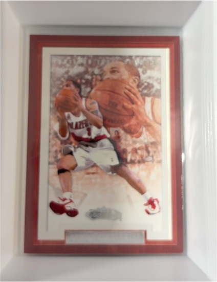 2009 Derrick Rose Chicago Bulls #1 NBA Playoffs Photo File — front