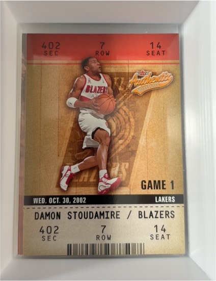 2002-03 Fleer Authentix #39 Damon Stoudamire — front