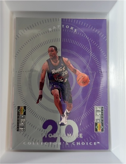 1997-98 Upper Deck Collector's Choice Miniatures #M26 Damon Stoudamire — front