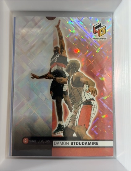1999 Upper Deck HoloGrFX #45 Damon Stoudamire — front