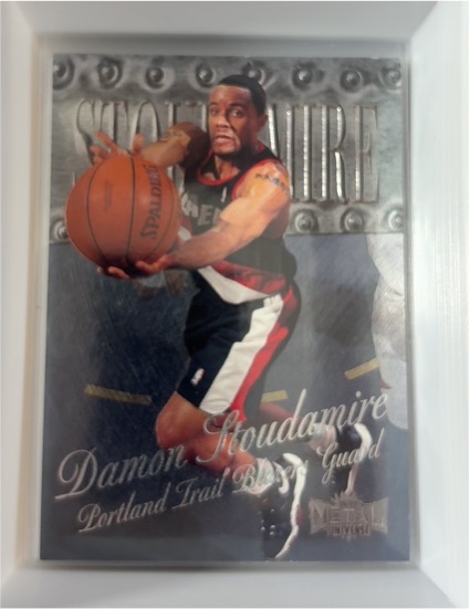 1998-99 Skybox Metal Universe #123 Damon Stoudamire — front