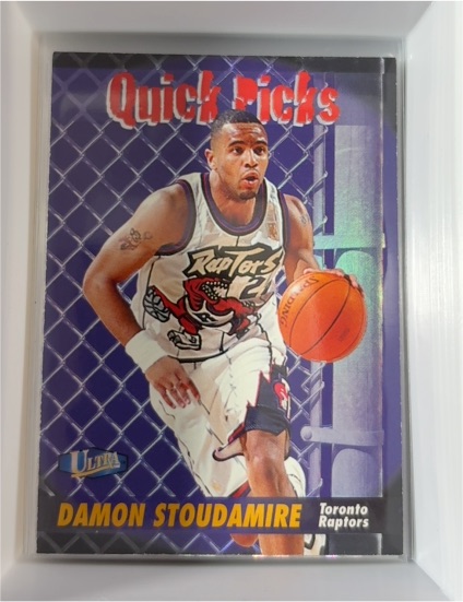 1997-98 Fleer Ultra Quick Picks #3QP Damon Stoudamire — front