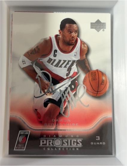 2004-05 Upper Deck Pro Sigs Diamond Collection #71 Damon Stoudamire — front