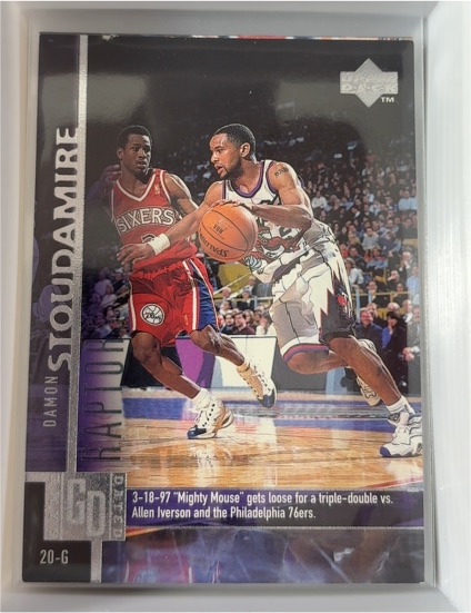 1997-98 Upper Deck Game Dated #20-G Damon Stoudamire — front