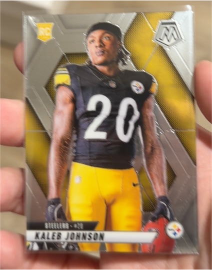2025 Panini Mosaic #289 Kaleb Johnson Rookie Variation — front