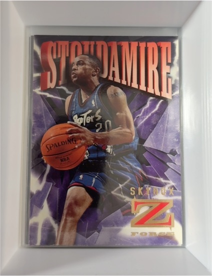 1996-97 Skybox Z-Force #87 Damon Stoudamire — front