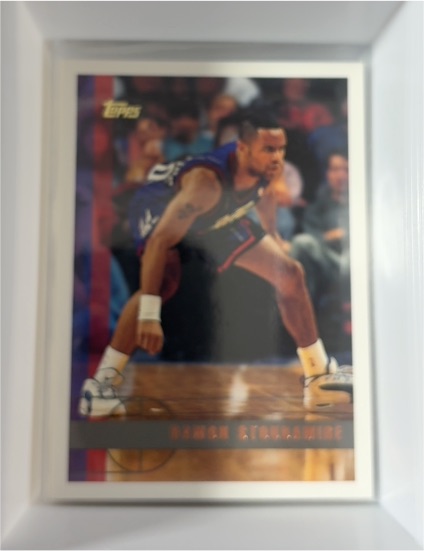 1997-98 Topps #7 Damon Stoudamire — front