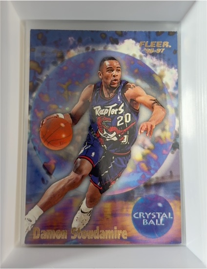 1996-97 Fleer #278 Damon Stoudamire Crystal Ball — front