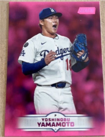 2025 Topps Stadium Club #184 Yoshinobu Yamamoto — front