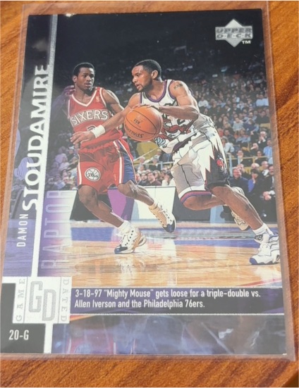 1997-98 Upper Deck Game Dated Memorable Moments #20-G Damon Stoudamire — front