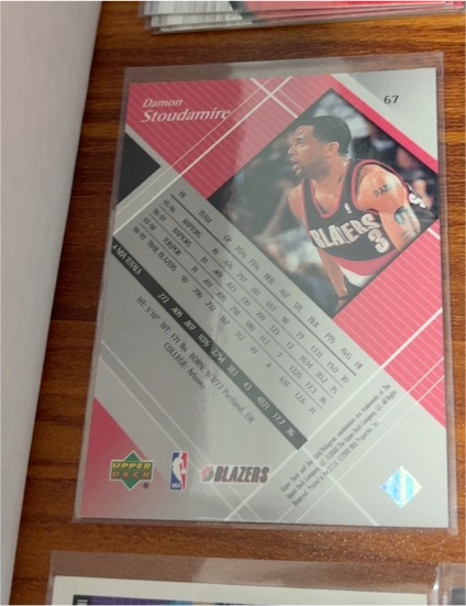 1999-00 Upper Deck #67 Damon Stoudamire — front