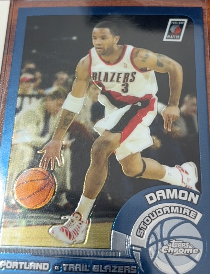 2002-03 Topps Chrome #87 Damon Stoudamire — front