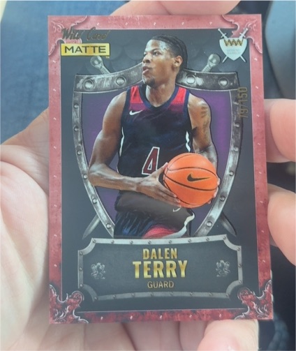 2022 Wild Card Matte #WW-9 Dalen Terry Weekend Warrior — front