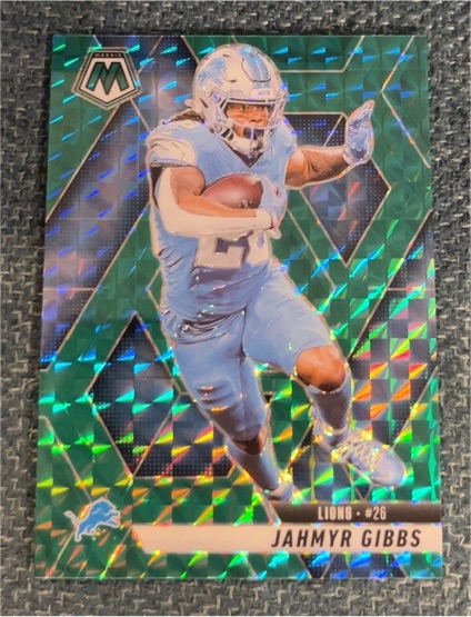2025 Panini Mosaic #103 Jahmyr Gibbs — front