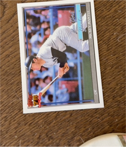 2026 Topps 75th Anniversary #T91-48 Mickey Mantle — front