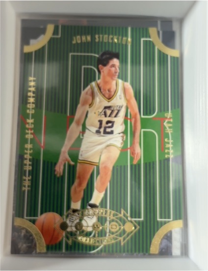 1996-97 Upper Deck Fast Break Connections #FB29 John Stockton — front