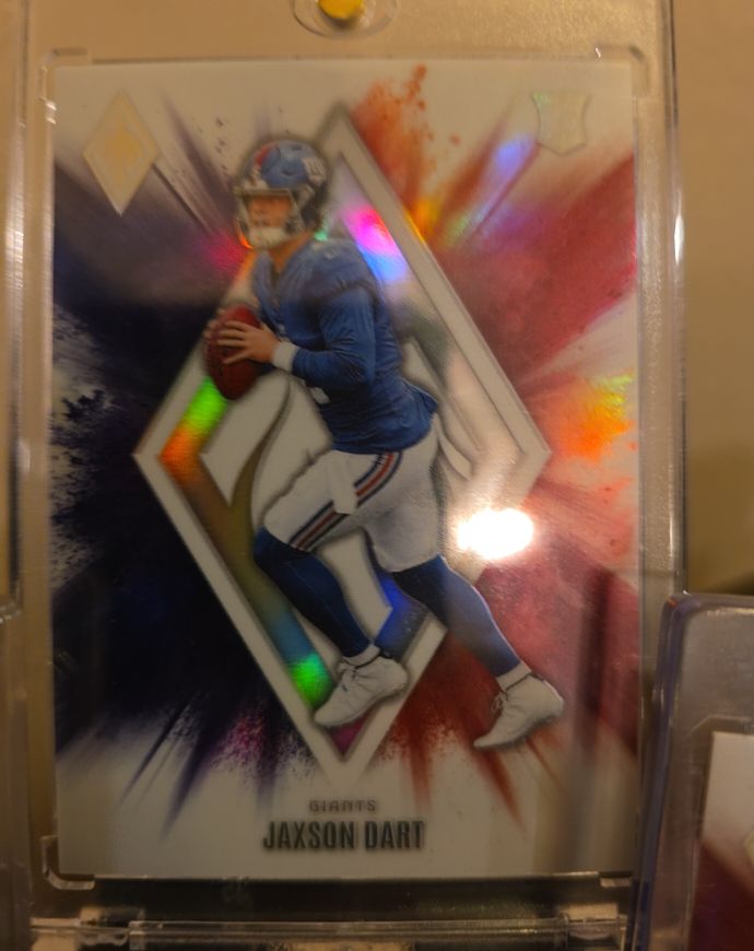2025 Panini Phoenix #14 Jaxson Dart Color Blast Rookie Card — front