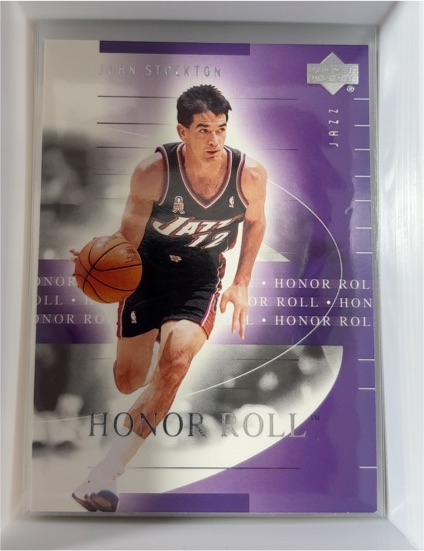 2001-02 Upper Deck Honor Roll #87 John Stockton — front