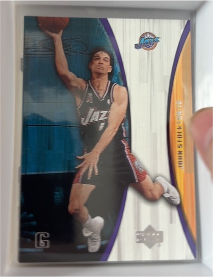 2002-03 Upper Deck Hardcourt #85 John Stockton — front