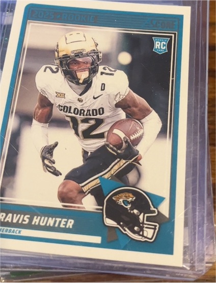 2025 Panini Score #20 Travis Hunter — front
