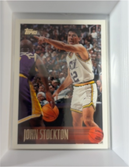 1996-97 Topps #65 John Stockton — front