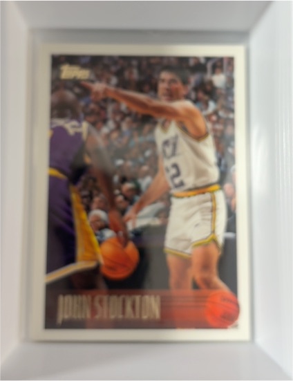1996-97 Topps #65 John Stockton — front