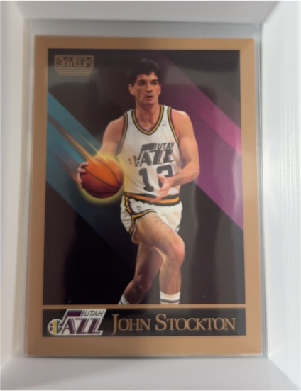 1990-91 Skybox #284 John Stockton — front
