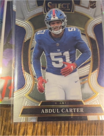 2025 Panini Select #95 Abdul Carter — front