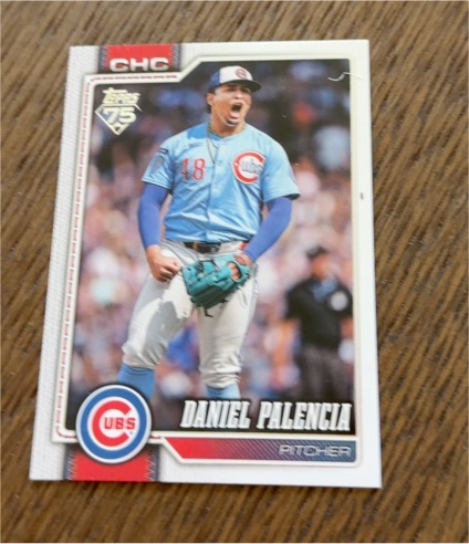 2026 Topps Series 1 #158 Daniel Palencia — front