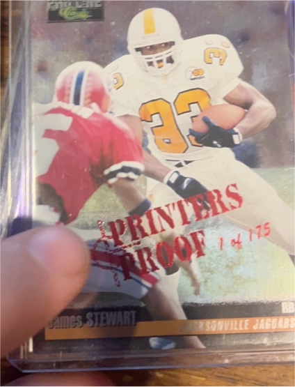 1995 Classic Pro Line #184 James Stewart — front