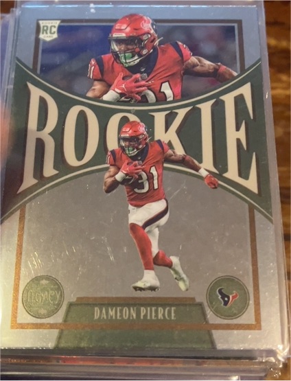 2022 Panini Chronicles Legacy #220 Dameon Pierce Rookie Texans — front