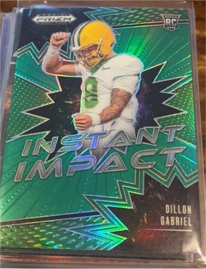 2025 Panini Prizm Draft Picks Instant Impact #II-SGL Dillon Gabriel — front