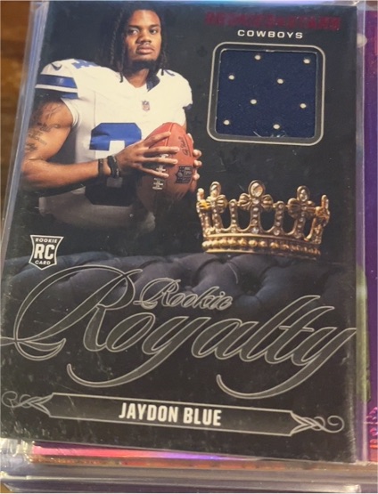 2025 Panini Rookies & Stars #RR-JBE Jaydon Blue Rookie Royalty Patch — front