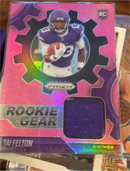 2025 Panini Prizm #RGR-TAF Tai Felton Rookie Gear — front