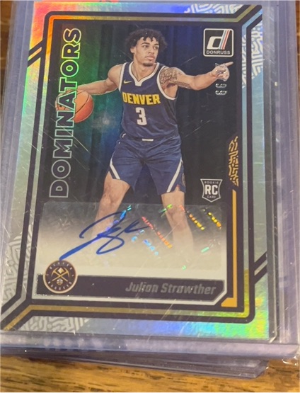 2023-24 Panini Donruss Optic #283 Julian Strawther Dominators — front