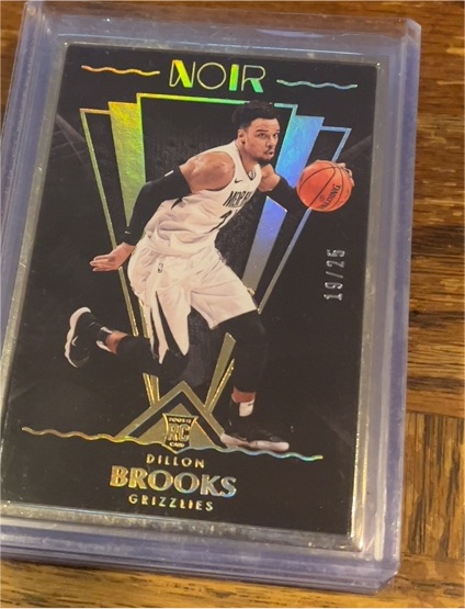 2017-18 Panini Noir Rookies Metal Frame Alternate #246 Dillon Brooks — front