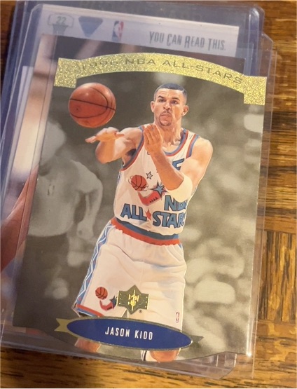 1995-96 Upper Deck SP NBA All-Stars Die-Cut #AS14 Jason Kidd — front