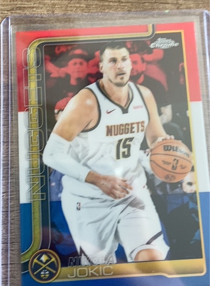2025-26 Topps Chrome #25 Nikola Jokić — front