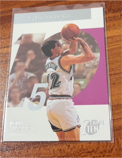 2002-03 Topps Ten #35 John Stockton — front