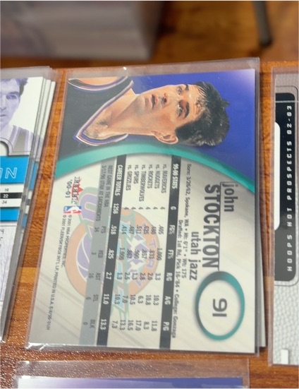 1996 Upper Deck #91 John Stockton — front
