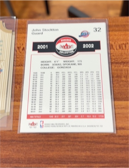 2001 Skybox #32 John Stockton — front