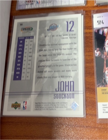 1993-94 Upper Deck All-NBA #AN9 John Stockton — front